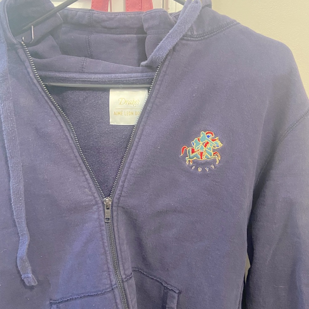 AIME LEON DORE  / Drake's Zip Hoodie Size L NWT - fits like medium